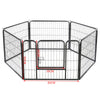 Large 6/8Panel Pet Dog Cat Playpen Tent Heavy Duty Fence Kennel Cage Crate Fence