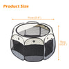 S/M/L Pop-up Pet Tent Portable Pet Fence Dog Cat Pen Fabric Kennel Cage Crate