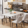 High-end Dining Table Kitchen Dinette Table Furniture w/ Durable Marble Desktop