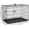 Dog Cage Puppy Pet Crate Carrier - Small Medium Large S M L XL XXL Metal