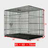 Folding Heavy Duty Cozy Pet Puppy Playpen Run Crate Pen Welping Dog Cage 2 Sizes