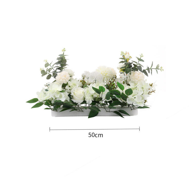 Artificial Silk Rose Peony Wedding Arch Flower Home Party Wedding Backdrop Decor
