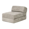 Jumbo Cord Z Bed Single Size Fold Out Chairbed Sofa Seat Foam Guest Futon Chair