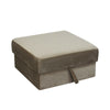 Velvet Foldable Storage Ottoman Seat Stool footrest Bench 60cm x 60cm x 30cm