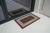 Machine Washable Non Slip Greek Key Kitchen & Hall Runners Rugs Mats Black Grey