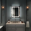 Illumination Bathroom Mirror Cabinet 3-Dimming LED Mirror Anti-fog Sensor Touch