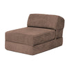 Jumbo Cord Z Bed Single Size Fold Out Chairbed Sofa Seat Foam Guest Futon Chair
