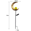 Solar Powered Sun/Moon/Flame LED Stake Light Ground Garden Lawn Outdoor Lamp NEW