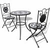 Mosaic Garden Bistro Set Chairs & Table Home Furniture Outdoor Patio Dining 2020
