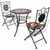 Mosaic Garden Bistro Set Chairs & Table Home Furniture Outdoor Patio Dining 2020