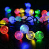 100LED SOLAR POWERED RETRO BULB STRING LIGHTS&GARDEN OUTDOOR FAIRY SUMMER LAMP