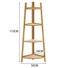 3-5 Tier Wood Corner Shelf Standing Shelving Plants Stand Storage Rack Home Deco