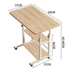 Adjustable Mobile Laptop Table Notebook Desk Sofa Bed Tray Computer StorageShelf