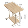 Adjustable Mobile Laptop Table Notebook Desk Sofa Bed Tray Computer StorageShelf