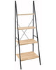 ClosetMaid Ladder Shelf Bookcase 4 Shelf Unit Industrial Style Storage