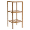 3 Tier Book Shelf Unit Bamboo Book case Bathroom Kitchen Storage Rack Display