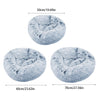 Pet Dog Cat Bed M/L/XXL/3XL/4XL-sized Luxury Shag Warm and Fluffy Donut Cushions