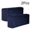 2x Stretch Velvet Armchair Covers Chair Arm Protector Cover Sofa Couch Armrest