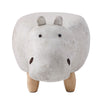 Upholstered Animal Shaped Ottoman Ride-on Footrest Stool Rest Seat TOY Kids New