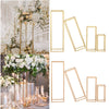 Metal Flower Rack Wedding Party Art Geometric Column Vases Stand Top Props Decor