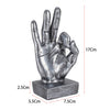 Abstract Art Hand Gesture Sculpture Ornament Figurine Statue Tabletop Decoration