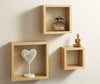 Cali Wall Floating Cube Box Shelf/Shelves Set of 3 Walls Storage Shelving Unit