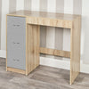 3 Drawer Wooden Bedroom Dressing Computer Work Table Desk Jewellery Office Unit