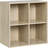 WOLTU Bookcase Book Shelf 4 Cube Storage Units Wood Storage Shelves for Bedroom