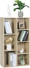 7 Cube Wooden Bookcase Shelving Storage Display Shelves Wood Unit Baskets