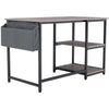 120x60cm Computer Desk with Storage Shelves Home Office Study Writing Work Table