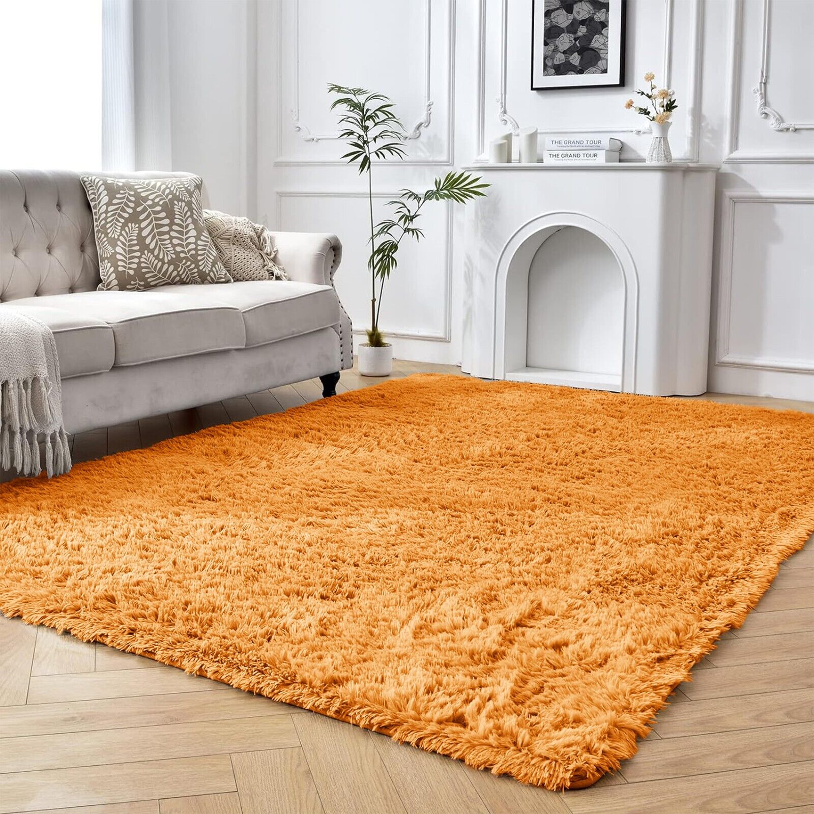 Large Fluffy Rugs Anti Slip Bedroom Carpet Soft Shaggy Rug Living room Floor Mat