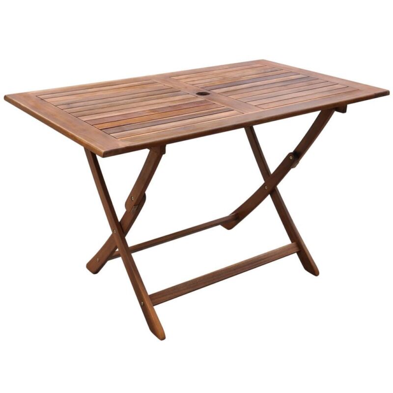 Garden Furniture Set Ding Table Chairs Solid Wood Folding Outdoor Table Chairs
