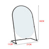 Modern Metal Frame Vanity Tabletop Mirror Free Standing Makeup Dressing Bathroom
