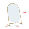 Modern Metal Frame Vanity Tabletop Mirror Free Standing Makeup Dressing Bathroom