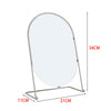 Modern Metal Frame Vanity Tabletop Mirror Free Standing Makeup Dressing Bathroom