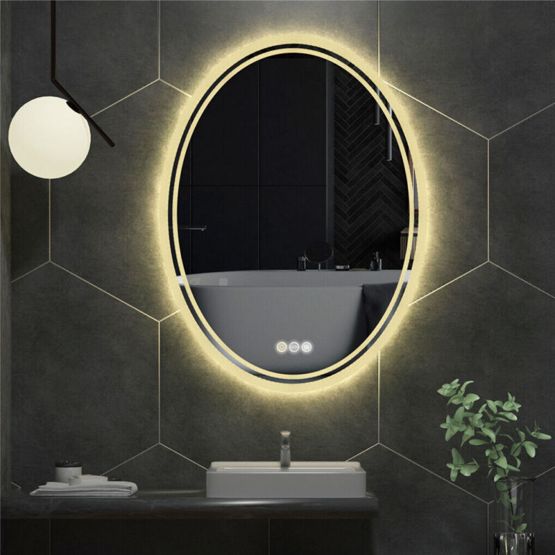XXL Large Fogless LED Bathroom Mirror Dual Hanging Makeup Vanity Mirror Series