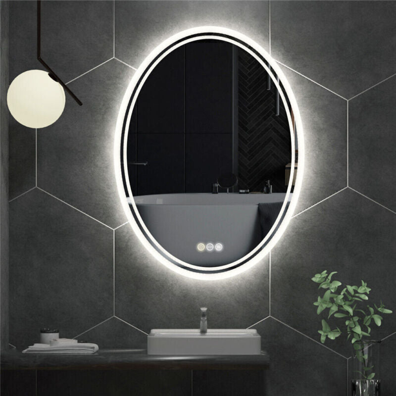 XXL Large Fogless LED Bathroom Mirror Dual Hanging Makeup Vanity Mirror Series