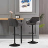 2/4x Bar Stools Gas Lift Swivel Stool Vilvet Breakfast Kitchen Cafe Chairs