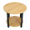 Bedside Table Cabinet Small Side End Table Nightstand Storage Shelf Organizer