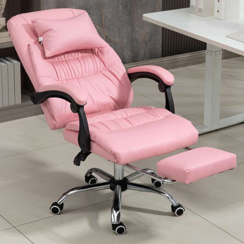 Executive Office Chair Swivel Recliner Computer Desk Chair Gas Lift Task Chair