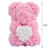 LED FOAM ROSE BEAR ARTIFICIAL FLOWER ROSE TEDDY BEAR DOLL FADDISH LOVE GIFT BOX