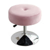 Adjustable Height Swivel Dressing Table Stool Chair Velvet Makeup Padded Bedroom