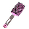 Detangling Hairbrush Nylon Bristle Hair Women Scalp Massage Comb Hair Brush Comb
