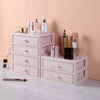Stationery Organizer Clear Desktop Storage Container Drawer Makeup Stackable Box