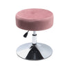 Swivel Velvet Padded Stool Vanity Chair Height Adjustable Dressing Dining Seat