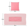2-In-1 Pillow/Blanket Sofa Throw Cushion Convertible Blanket Quilt Home Office