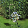8PC Strong Shepherd Hook Crook Garden Hanging Wedding Plants Bracket Bird Feeder