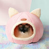 Cat Small Dog House Bed Kitten Pet Igloo Box Cave Puppy Sleeping Cozy Hut Kennel