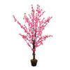 150cm Faux Blossom Peach Tree Potted Plant Indoor Outdoor Garden Decor Flowers