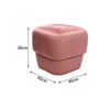 Velvet Footstool Pouffe Round Footrest Makeup Dressing Table Stool Shoe Changing